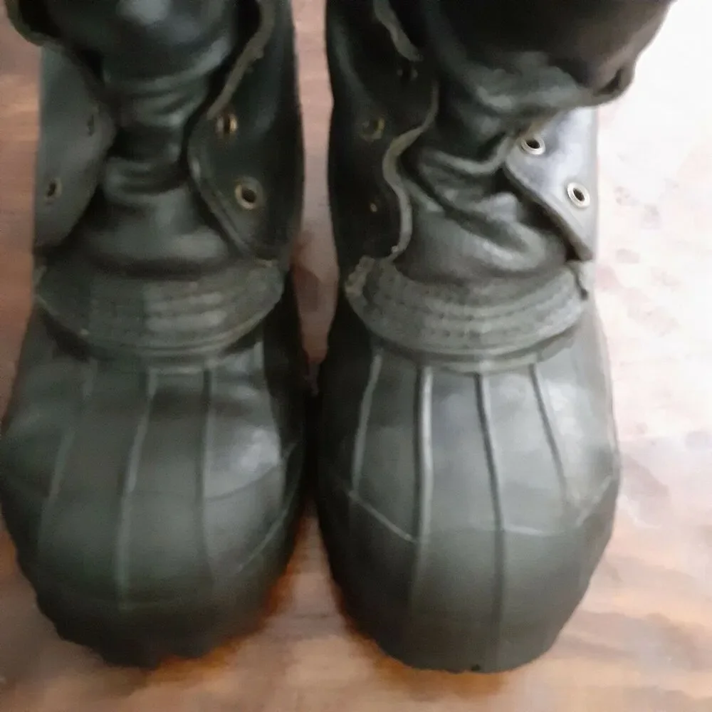LaCrosse Leather Upper De-icer Black,Steel Shank Boot sz 6? CSA Approval